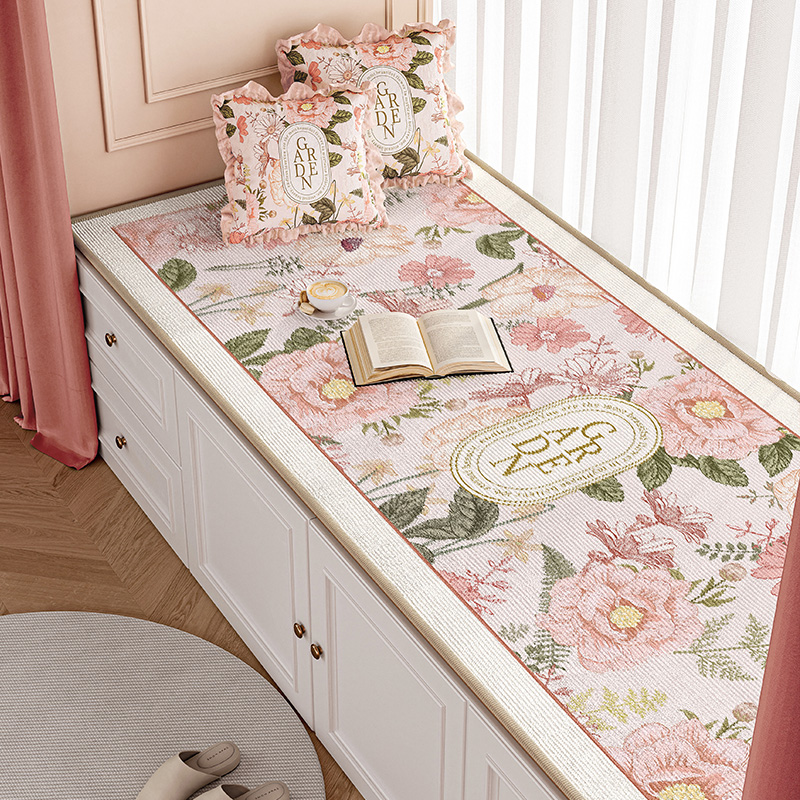 飘窗垫窗台垫轻奢高级感网红四季通用卧室阳台垫新款圈绒坐垫定制