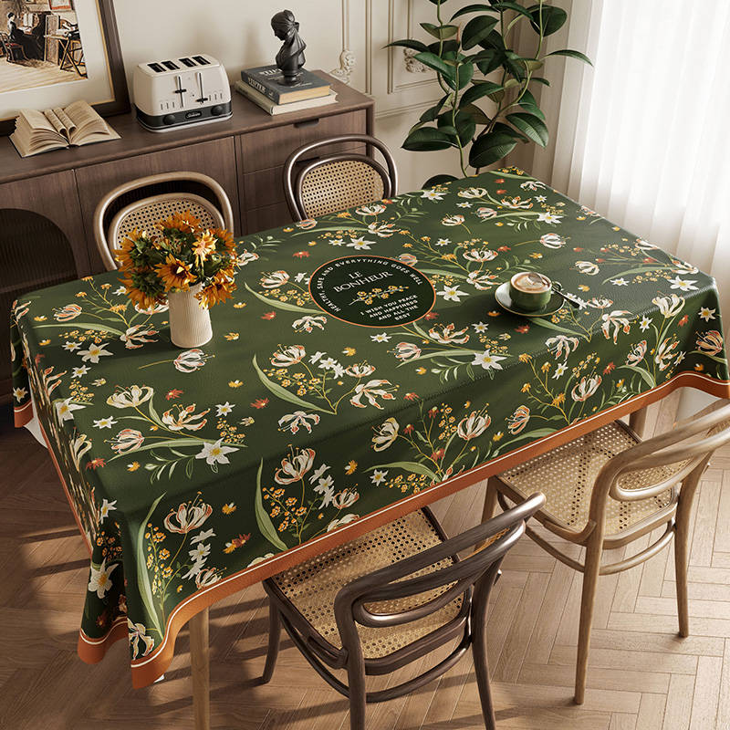 桌布免洗防水棉麻布艺餐桌布长方形2025新款轻奢高级感家用盖布,居家布艺,桌布,淘宝优惠券,粉丝福利购,淘宝优惠卷