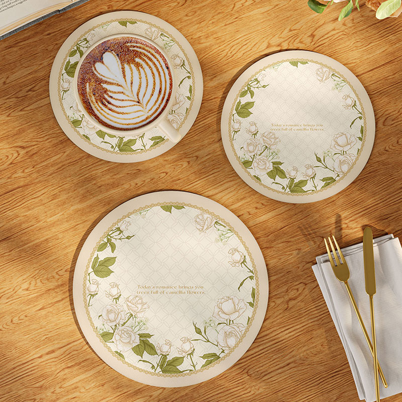 杯垫隔热垫桌垫硅胶杯垫定制隔热防烫耐高温餐桌碗垫子家用高级感