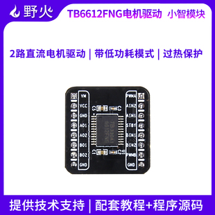 野火小智系列TB6612FNG 电机驱动模块双驱动 直流步进电机小马达