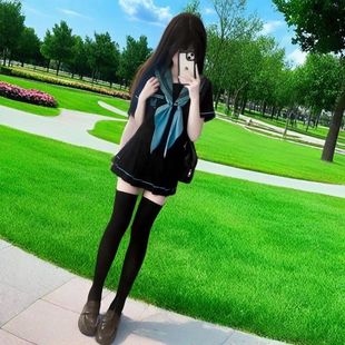 初田町JK漫蓝JK水手服短袖上衣日系基础款制服学院风夏季班服套装