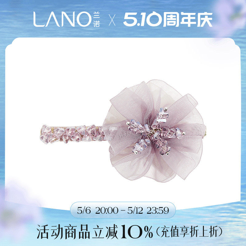 兰诺蕾丝花朵发夹女2025新款高级感刘海夹一字夹侧边夹后脑勺夹子,饰品/流行首饰/时尚饰品新,发饰,淘宝优惠券,粉丝福利购,淘宝优惠卷