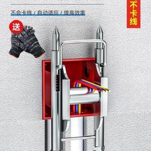 穿线神器单人穿线辅助滑轮电工拉线器网线电线穿线电工专用穿线器