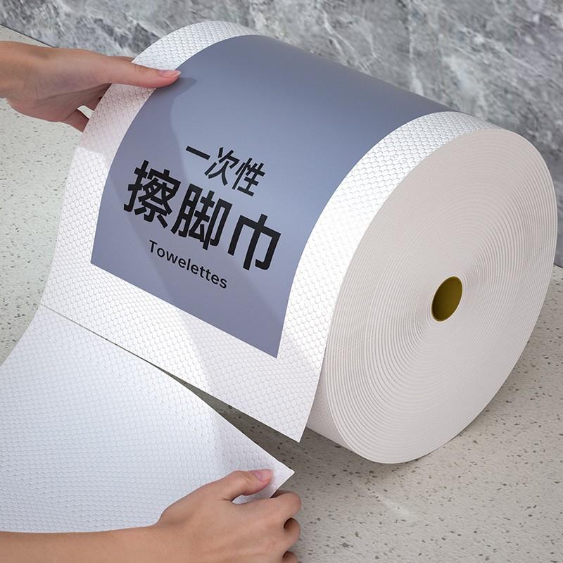 一次性擦脚布家用吸水擦脚纸巾加厚足浴擦脚巾毛巾懒人专用抹脚布