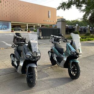 适用大阳V锐150ADV350通用加高风挡改装风挡 直线风挡6毫米厚凹顶