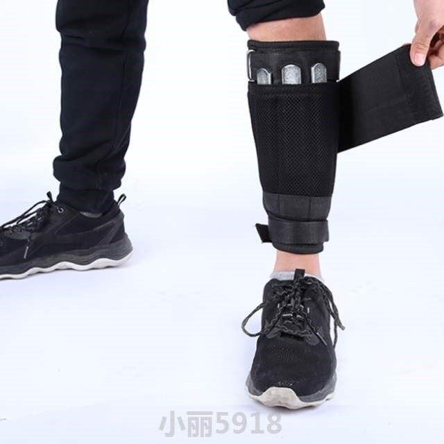 。绑在腿上沙袋沙代包绑腿负重透气男生耐用腿部健身便携锻练跑步