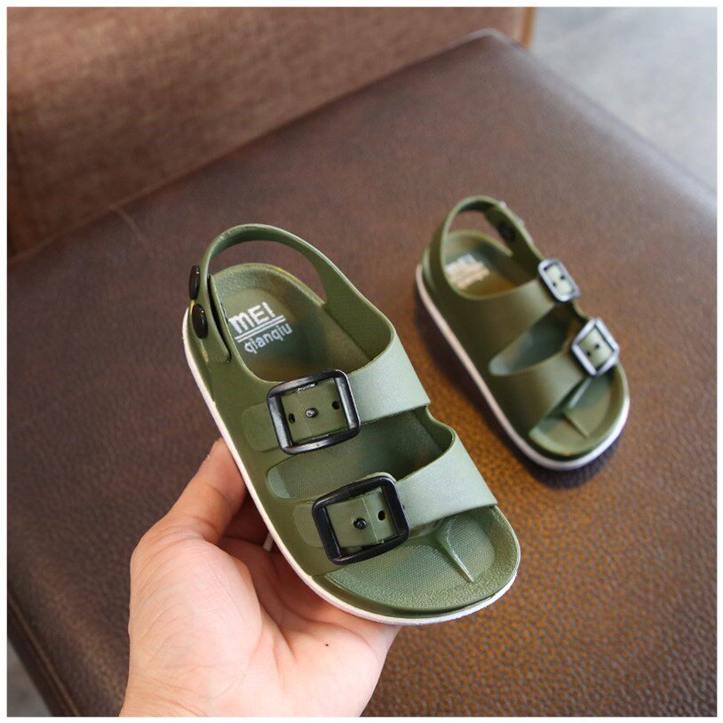 熟胶透气凉鞋可湿水运动镂空水洗儿童胶男孩 环保 塑料男童帅气潮