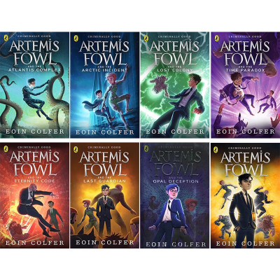 【现货Q】英文原版 阿特米斯奇幻历险 Artemis Fowl 阿提米斯 8册礼盒装 欧因 科弗 Eoin Colfer【上海香港三联书店】
