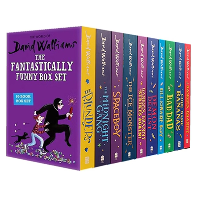 【预售Q】英文原版 The World of David Walliams 大卫威廉姆斯 The Blockbuster Baddiel Box 大卫巴蒂尔 上海三联书店