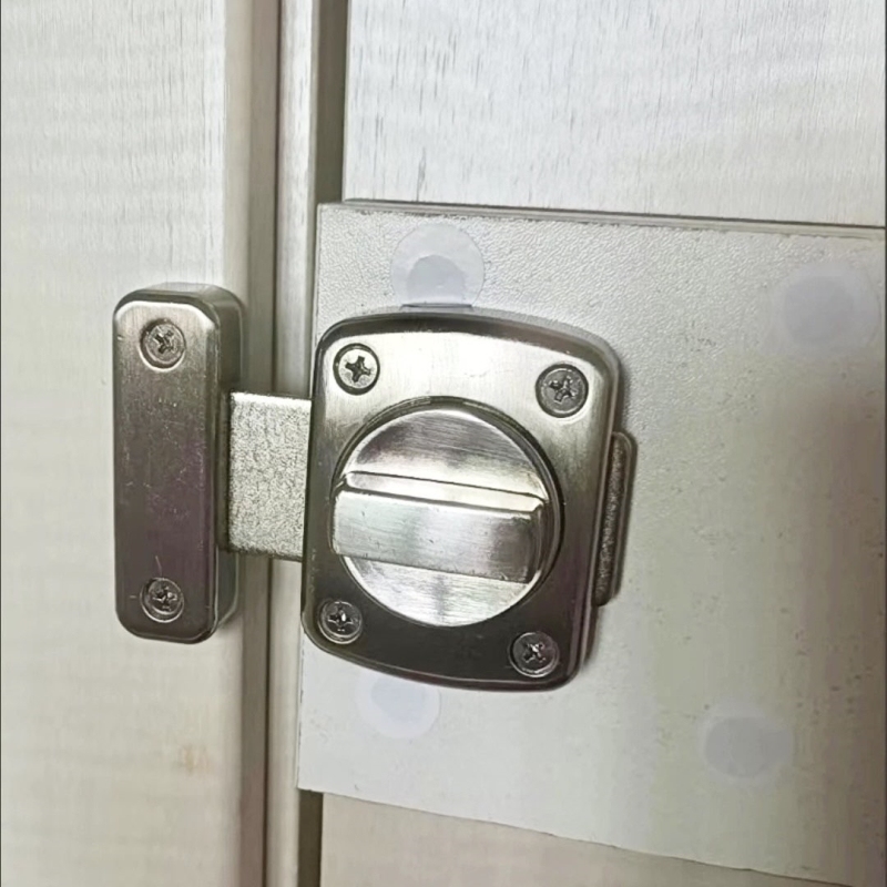 不锈钢卧室门木门栓反锁防盗门门锁栓老式卡扣卫生间加厚明装