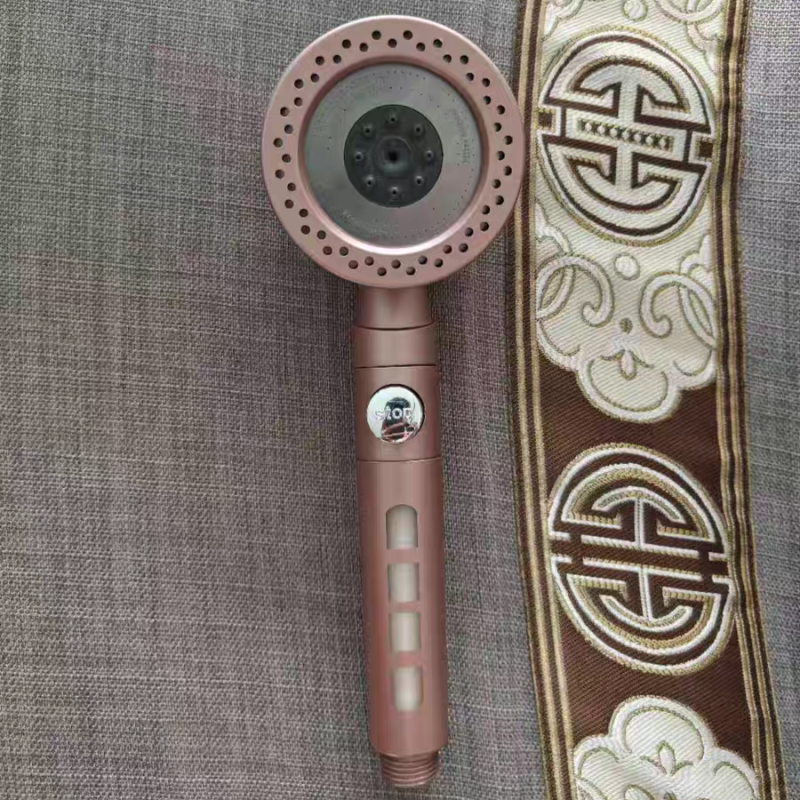 洗澡双涡轮蓬头超强增压加压大水量套装喷头浴室蒸压淋浴花洒