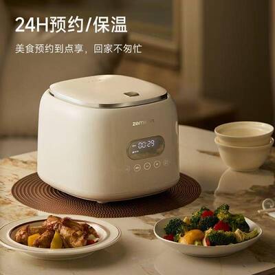 德国zemkon电饭煲不锈钢0涂层3-4人迷你家用米汤分离2到3人电饭锅