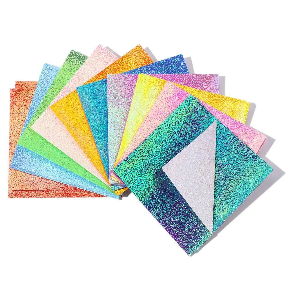 50 Sheets Single-sided Glittering Origami Paper Mixed Shinin