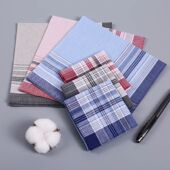 men cotton pure handkerchief stitching packs for wome