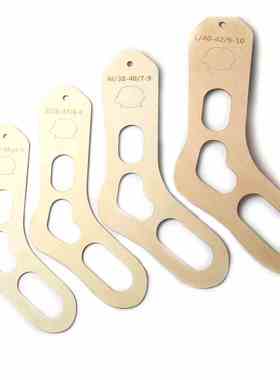 2PCs Natural Wood Sock Blocker XS-L Handmade DIY Christmas S