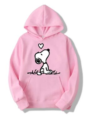American Cartoon Comics Snoopy Hoodie Women Man Pullover ops