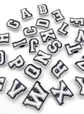 Shoe Charms Decorations for Crocs 1pcs Alphabet Letter Pins