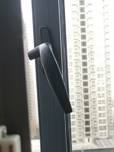 彩铝窗把手推拉窗户执手塑钢50型配件单点锁扣门窗拉手平开窗老式