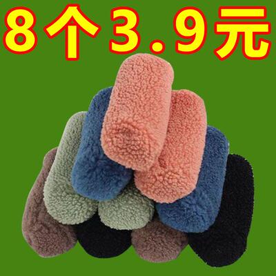 仿毛绒保暖防寒把套电动车摩托车把套防滑护手三轮车通用新款冬季