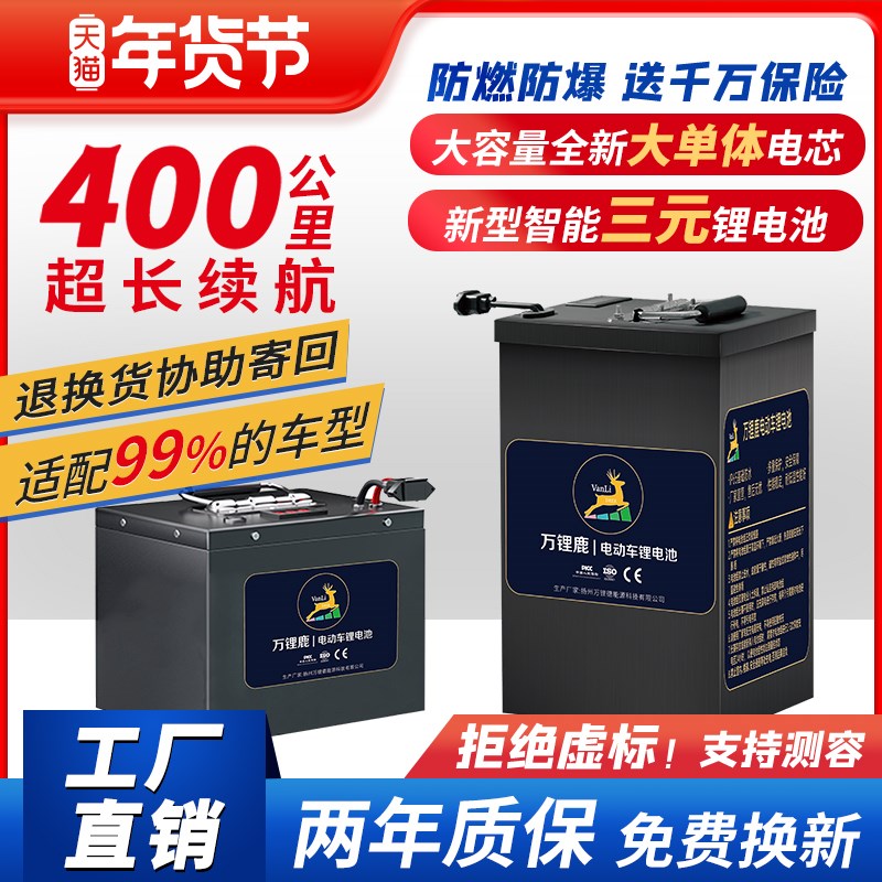 电动车三元锂电池宁德时代快递外卖电动摩O托车专用大容量蓄电瓶