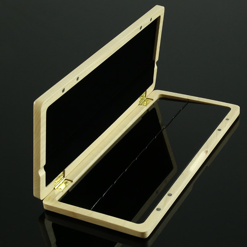 萨克斯哨片盒l实木红枫木湿度计哨片保护盒子