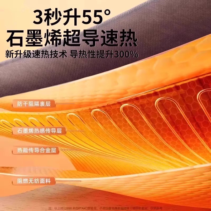 石墨烯电热毯单人双人水暖电褥子学生宿U舍小尺寸92