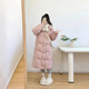 韩版 羽绒棉服棉衣女超长款 2025新款 过膝到脚踝棉袄艺考学生面包服