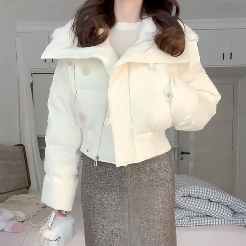 晶煊女神保命大翻领棉服送运费险