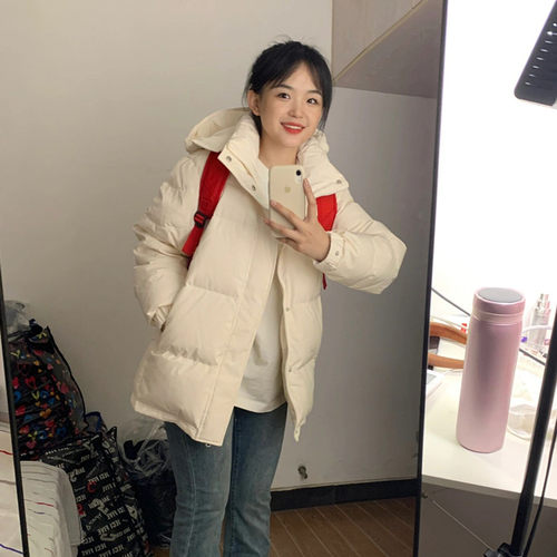 晶煊中戏短款连帽面包服送运费险