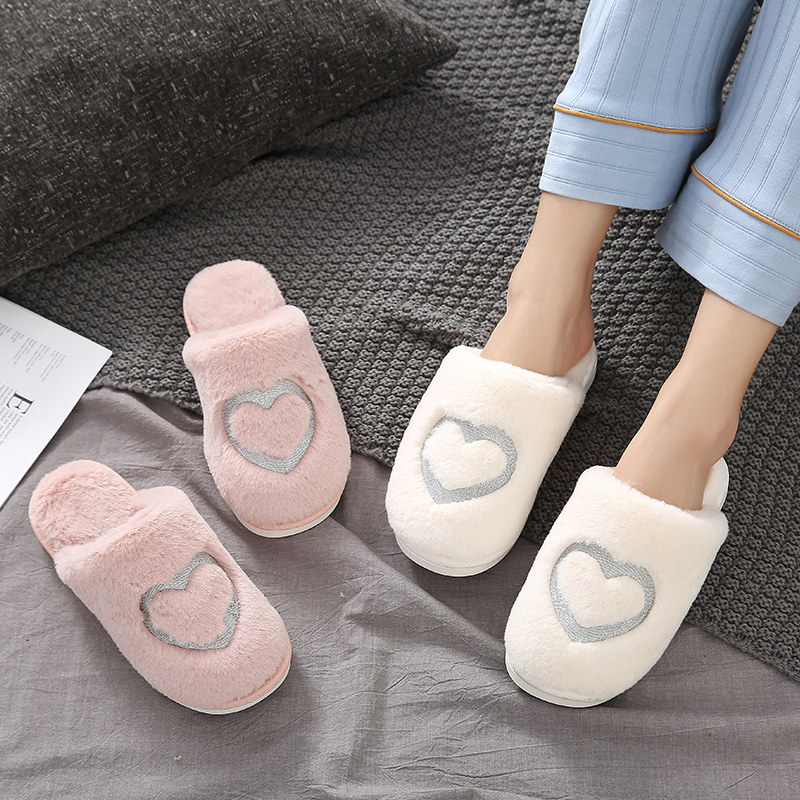 毛毛棉拖鞋女士家用秋冬室内厚底防滑可爱保暖鞋加加绒加厚月子鞋在类目 居家布艺, 居家鞋/凉拖/棉拖(新), 居家棉拖/棉鞋中 - 来自Buy2taobao.com提供专业的淘宝代购服务