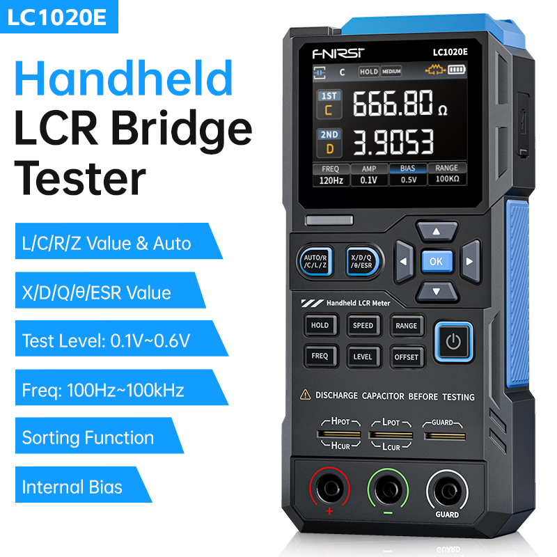 FNIRSI LC1020E Digital Handheld LCR Brige Tester