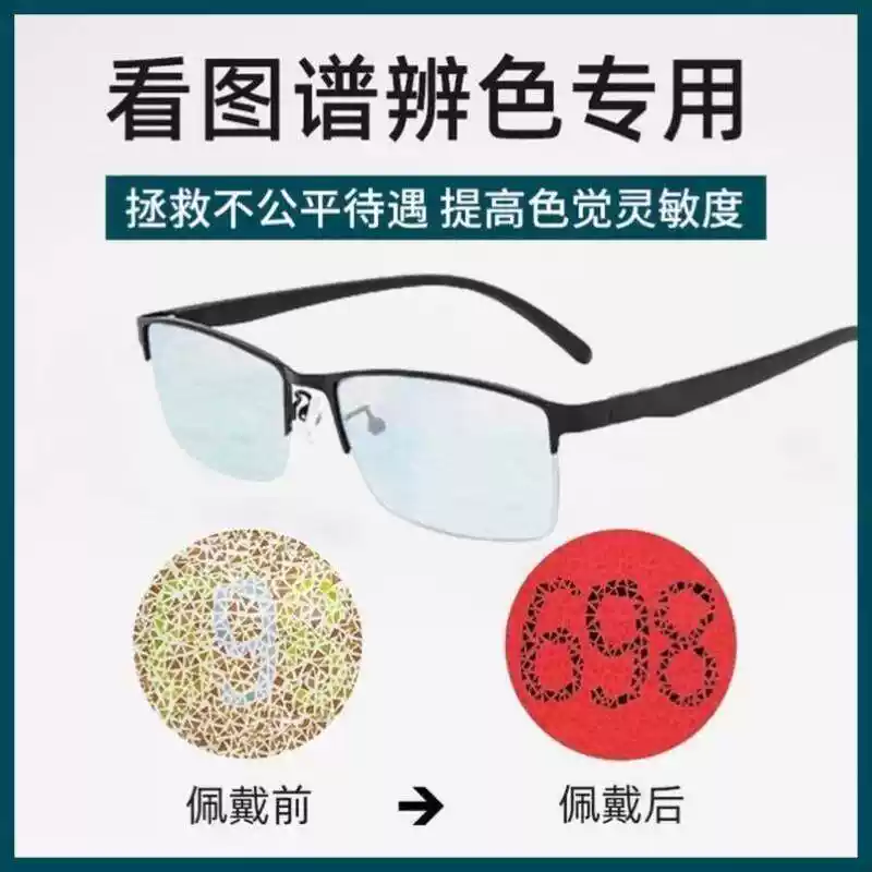 色盲眼镜色弱矫正送检测图专用
