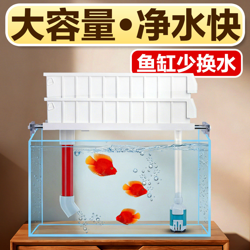 鱼缸过滤器滴流盒过滤盒干湿分离上过滤过滤盒低水位龟缸过滤神器,宠物/宠物食品及用品,过滤设备,淘宝优惠券,粉丝福利购,淘宝优惠卷