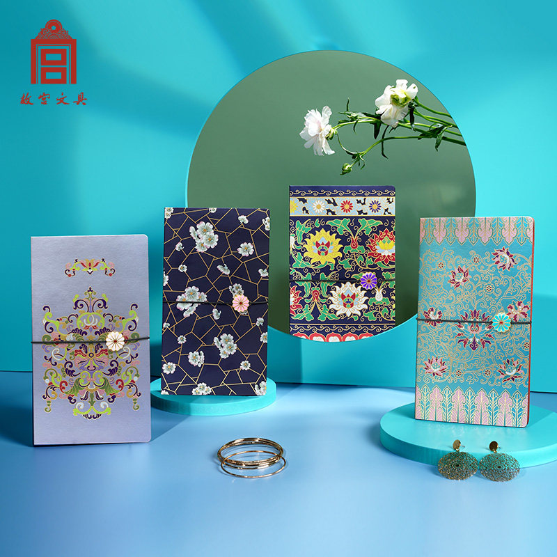 故宫文创盛世佳器系列便笺本便携式记录本手账本笔记本子奢华精美白领办公精美书写本官网文具官方旗舰店