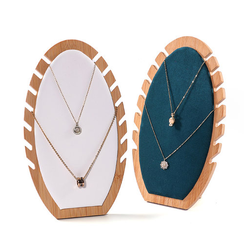 竹木项链展示架饰品挂架