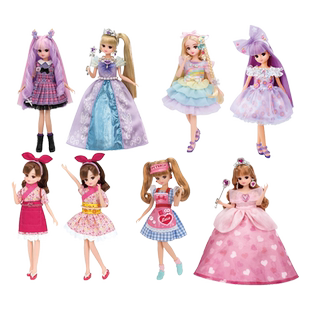 TOMY多美Licca莉卡丽佳娃娃系列公主换装过家家礼物女孩儿童玩具