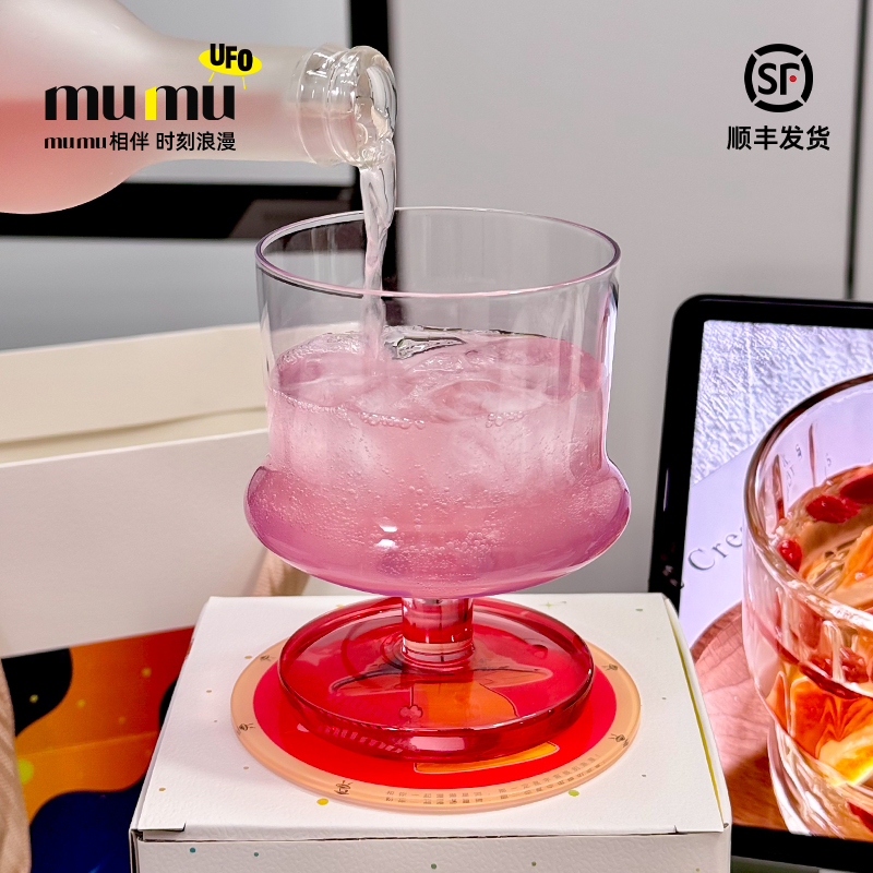 mumu日式高颜值女士鸡尾酒杯套装