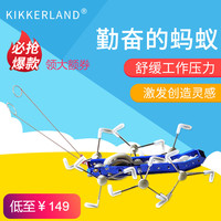 Kikkerland发条玩具铁皮蚂蚁造型上弦典怀旧上链节日用品创意礼品