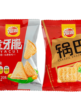 旭源锅巴零食小包装整箱休闲