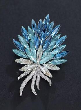 欧美法式气质高档水晶麦穗胸针女优雅时尚高级感胸花外套服装配饰