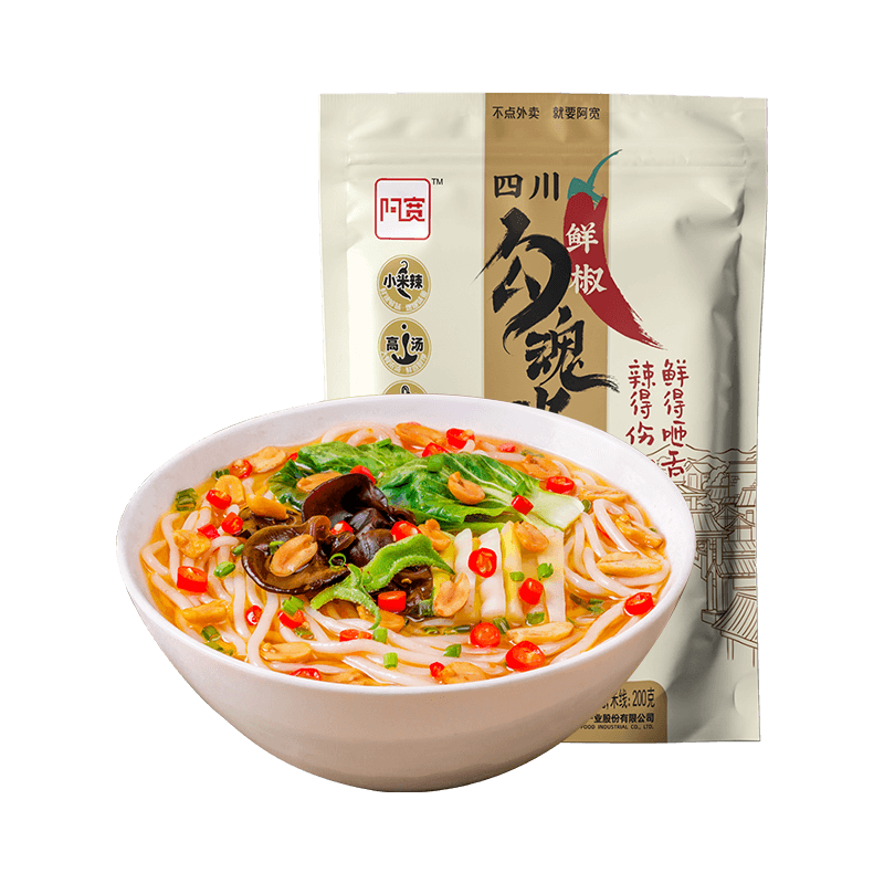 阿宽鲜椒勾魂米线带调料310g/袋