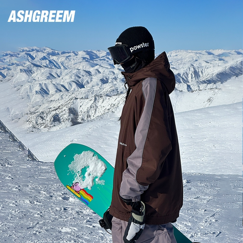 ASHGREEM滑雪服套装24新款专业防水耐磨户外单双板滑雪衣裤套装