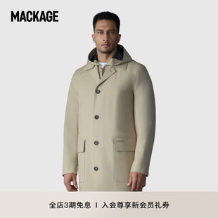 MATHIAS三合一可拆卸大衣休闲外套上衣 MACKAGE男士 防风