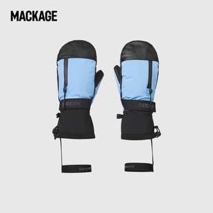 双层滑雪保暖手套配饰 MACKAGE女士 WYND 保暖时尚 经典