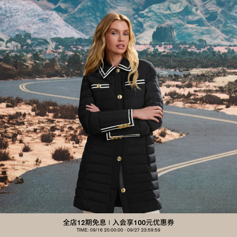 MACKAGE女士 PRECIOUS户外中长款修身羽绒大衣外套