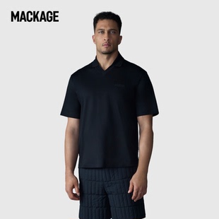上衣 MACKAGE男士 MARCO 运动休闲流行经典 直筒棉POLO衫
