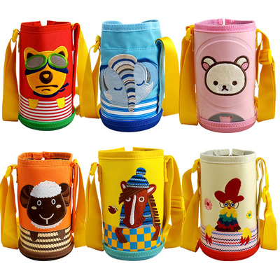杯具熊儿童保温杯套保护套女童水壶男可爱水杯直饮吸管杯配件袋子
