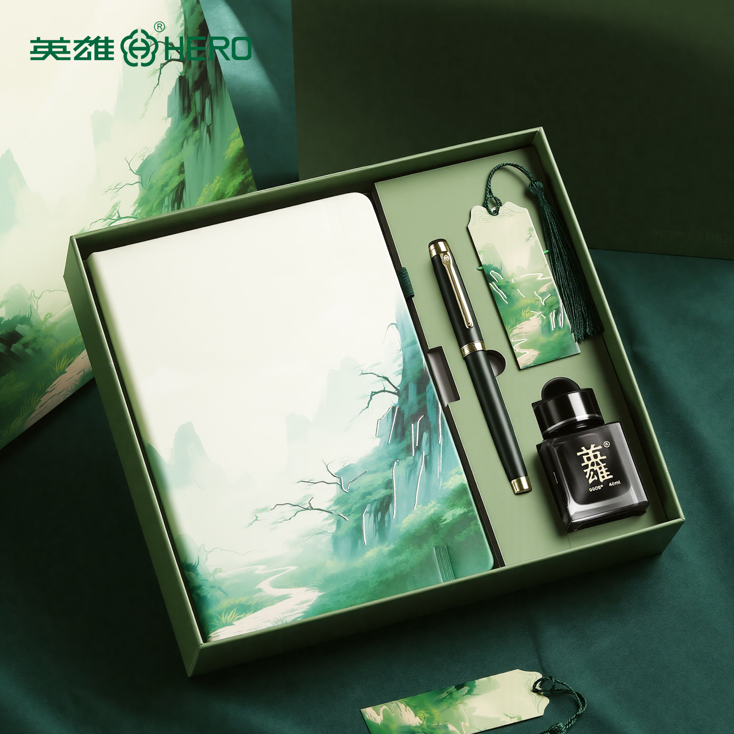 【教师节礼物】英雄钢笔套装礼盒图片
