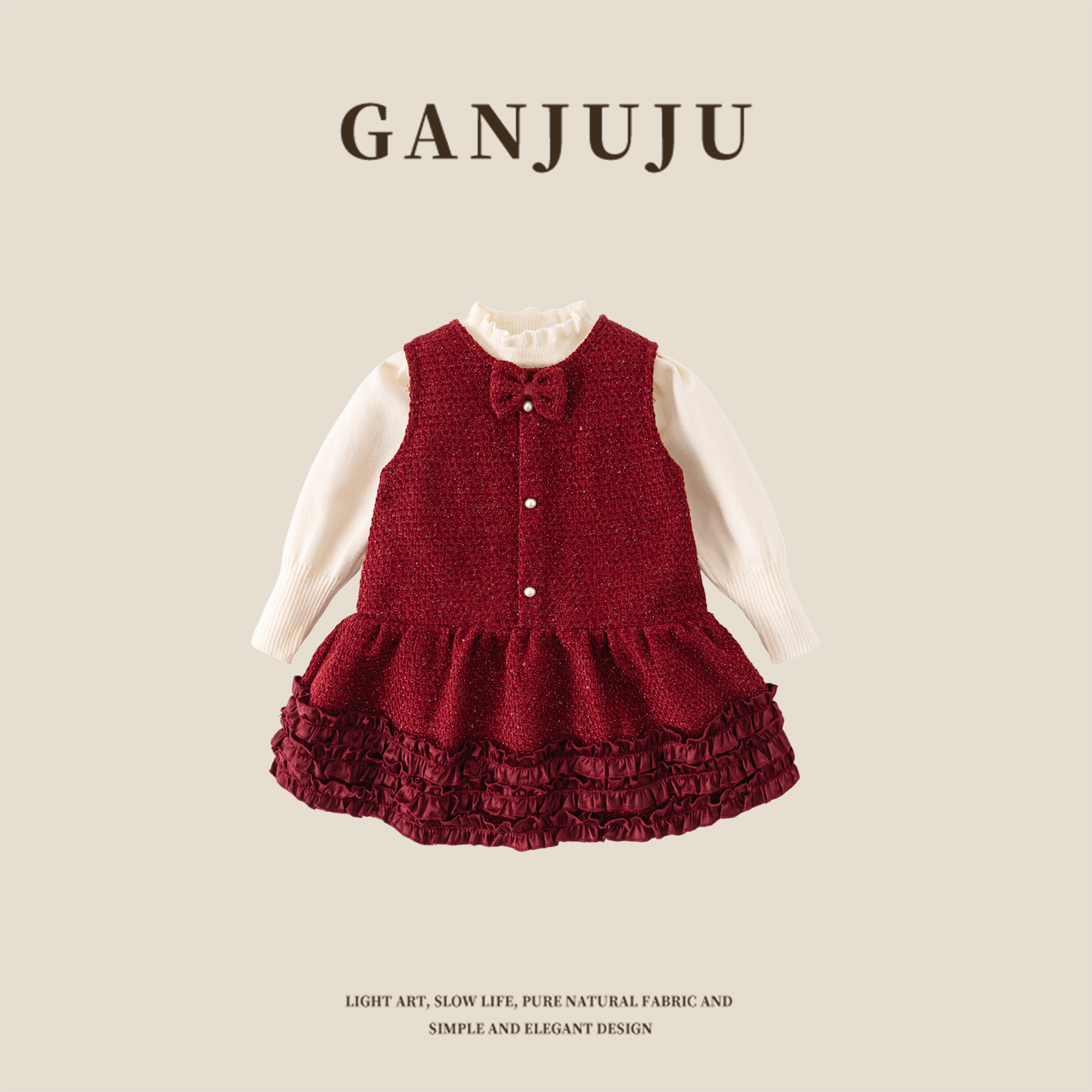 女童连衣裙2025新款儿童秋冬款