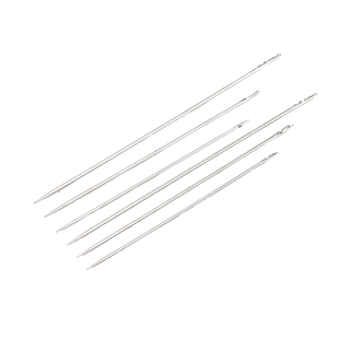 家用手工缝衣针老年人不用穿线的针缝纫针钢针大眼针免穿线手缝针